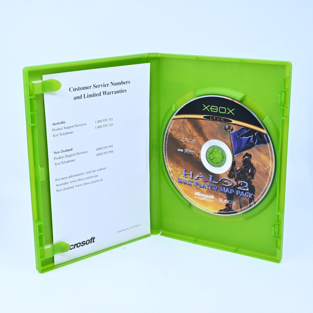 Halo 2 Multiplayer Map Pack - Original Xbox Game + Manual - PAL - MINT DISC!