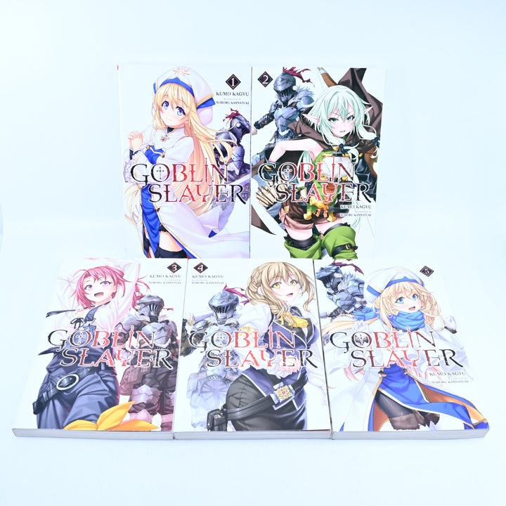 Goblin Slayer - Volumes 1-5 - Kumo Kagyu - Yen On - Light Novel / Manga