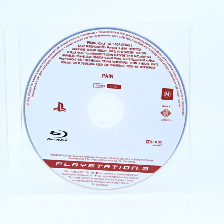 Pain - Promo Disc - PS3 Game - Disc Only - MINT DISC!
