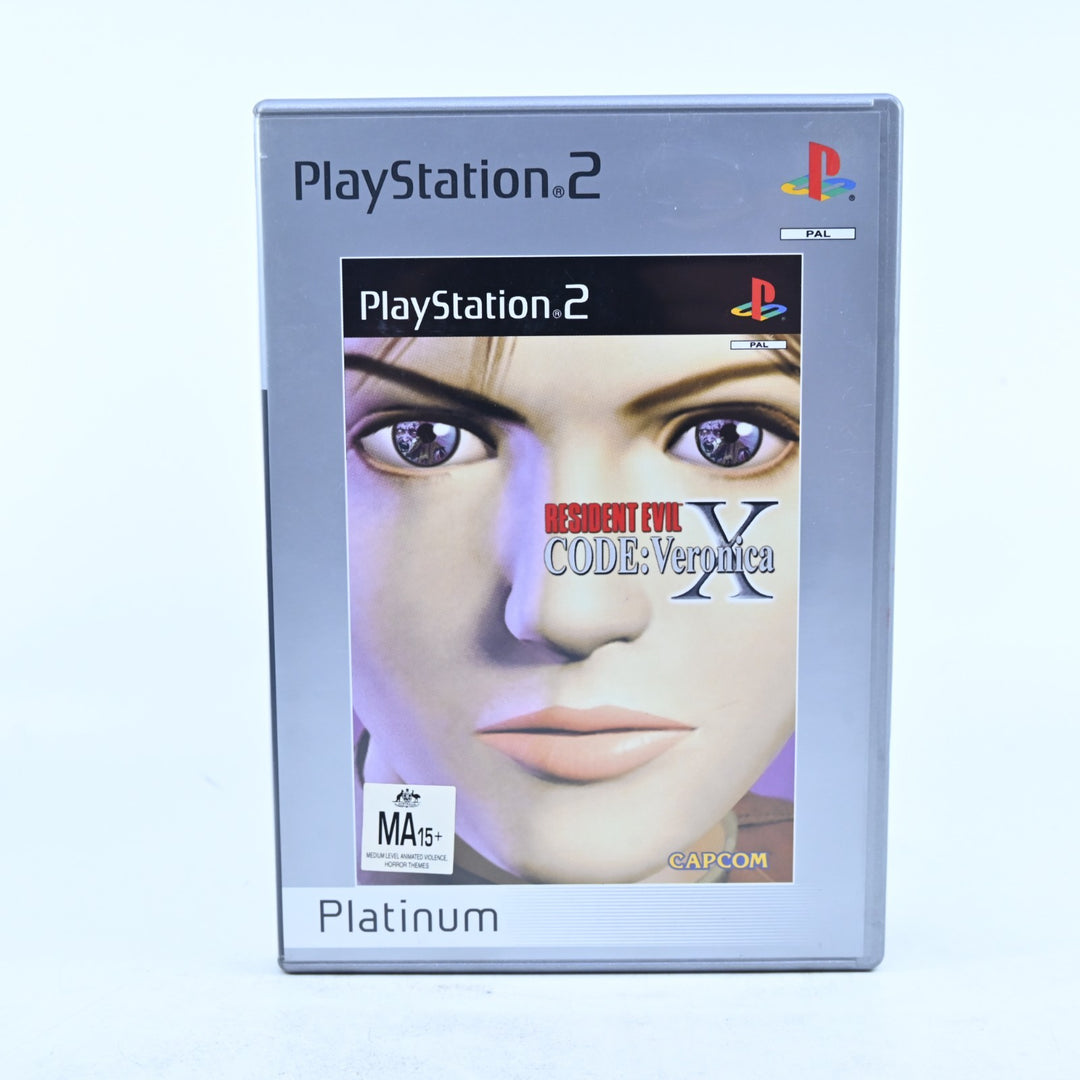 Resident Evil Code: Veronica X - Sony Playstation 2 / PS2 Game + Manual - PAL