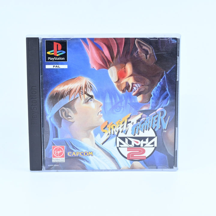 Street Fighter: Alpha 2 - Sony Playstation 1 / PS1 Game + Manual - MINT DISC!