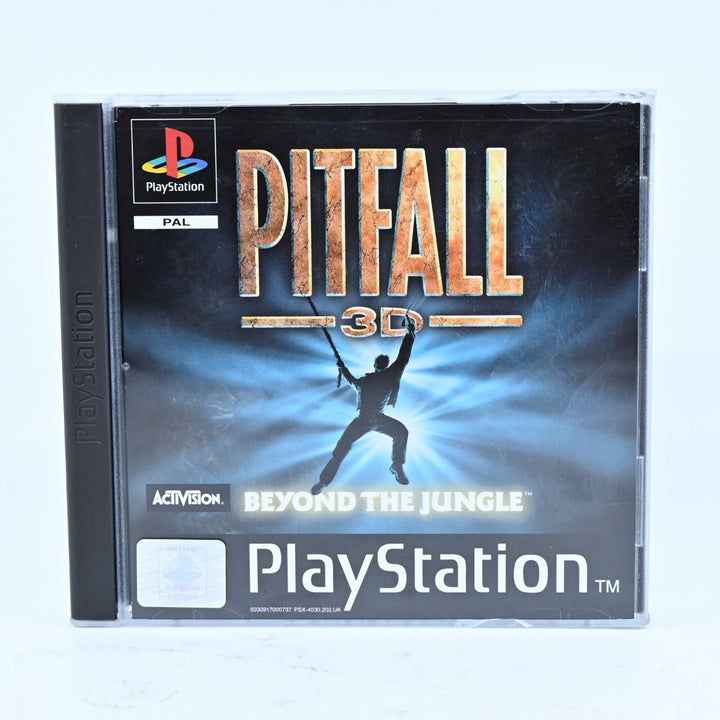 Pitfall 3D: Beyond The Jungle - Sony Playstation 1 / PS1 Game + Manual - PAL