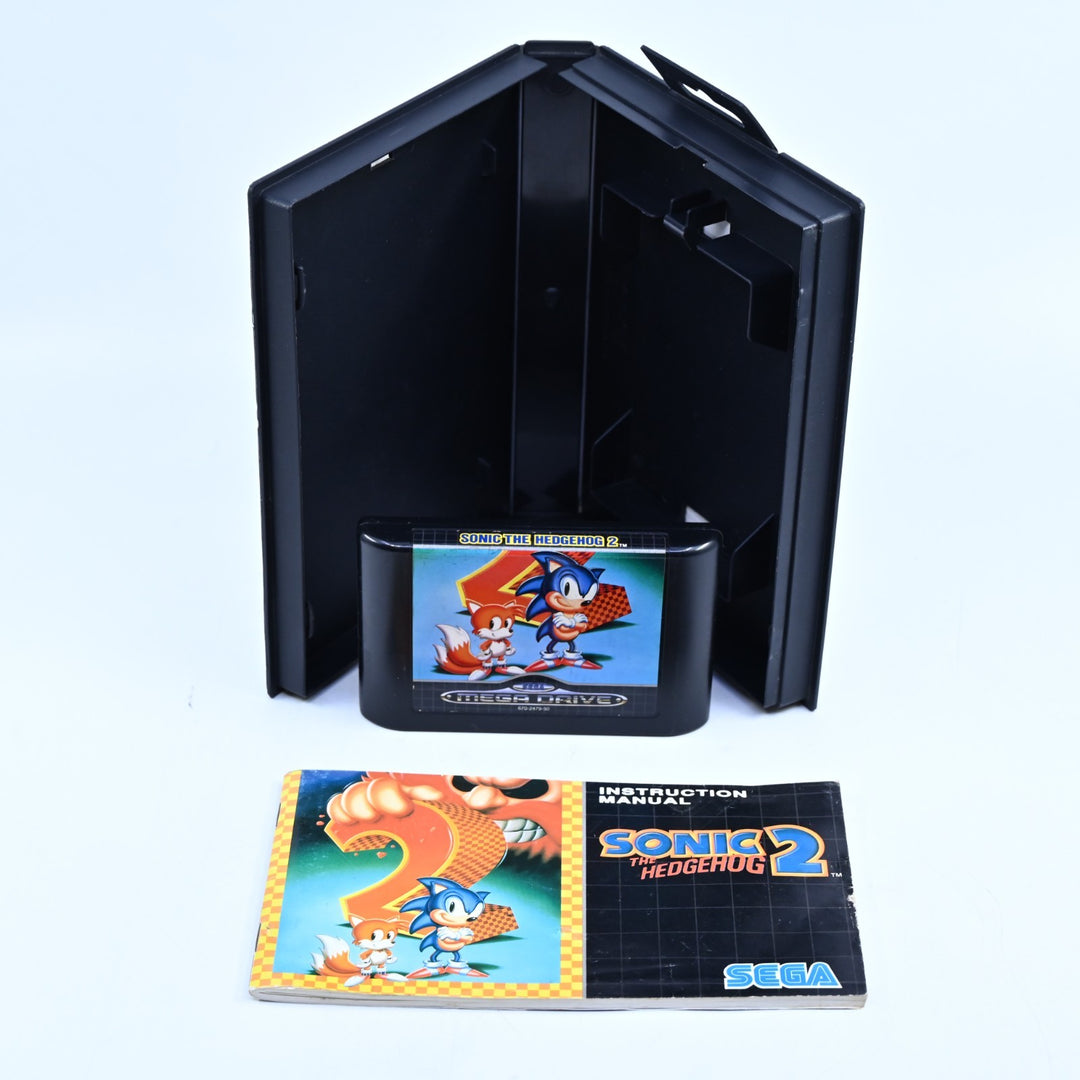 Sonic The Hedgehog 2 - Sega Mega Drive Game + Manual - PAL - FREE POST!