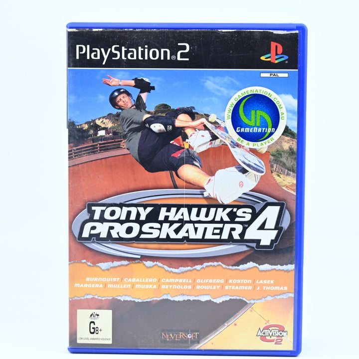 Tony Hawk's Pro Skater 4 + Manual - Sony Playstation 2 / PS2 Game - PAL