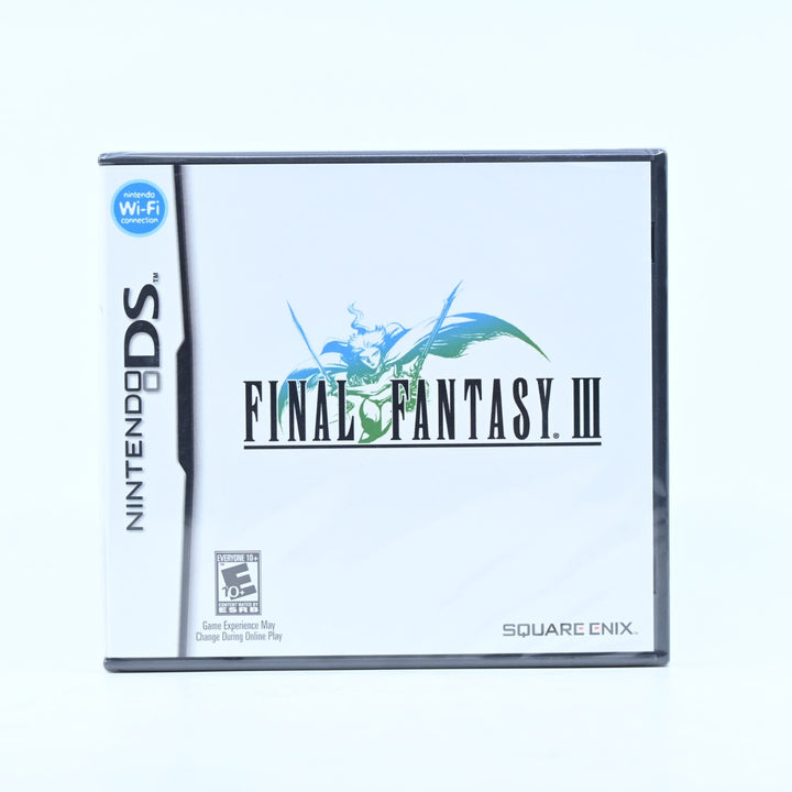 SEALED! Final Fantasy III - Nintendo DS Game - PAL + Manual - FREE POST!