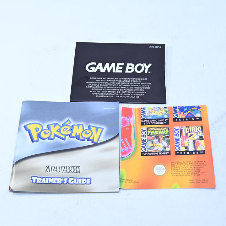 Pokemon Silver Version - Nintendo Gameboy Color Boxed Game - PAL - NEW BATTERY!