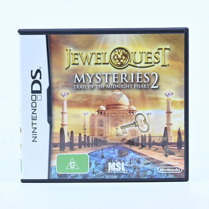 Jewel Quest Mysteries 2 Midnight Heart - Nintendo DS Game - PAL + Manual