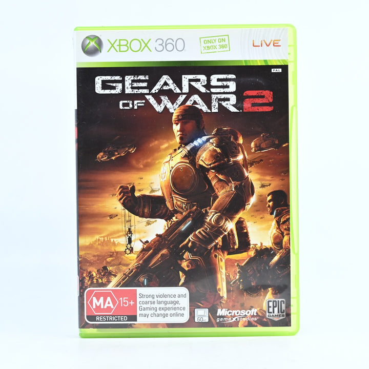 Gears of War 2 - Xbox 360 Game + Manual - PAL - MINT DISC!