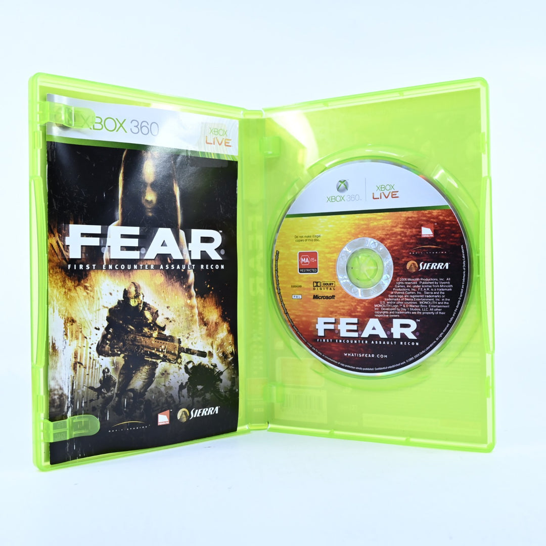 F.E.A.R. - Xbox 360 Game + Manual - PAL - MINT DISC! FEAR