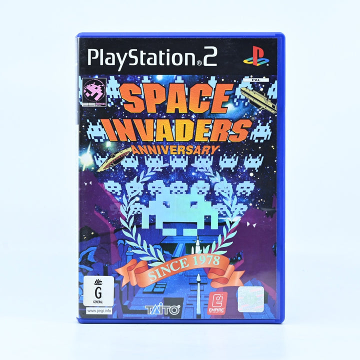 Space Invaders Anniversary - Sony Playstation 2 / PS2 Game + Manual - PAL