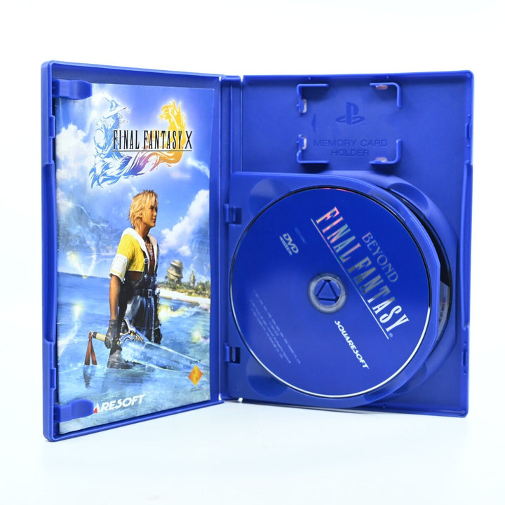 Final Fantasy X + DVD! Sony Playstation 2 / PS2 Game + Manual - PAL - MINT DISC!