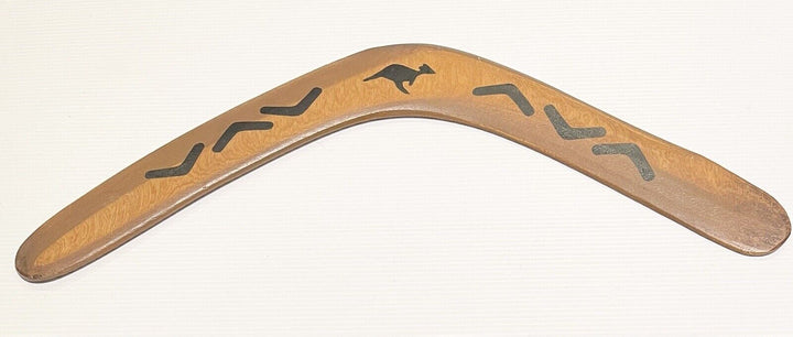 Wooden Boomerang Indigenous - Made By Lorain Hawes Queensland - FREE POST!