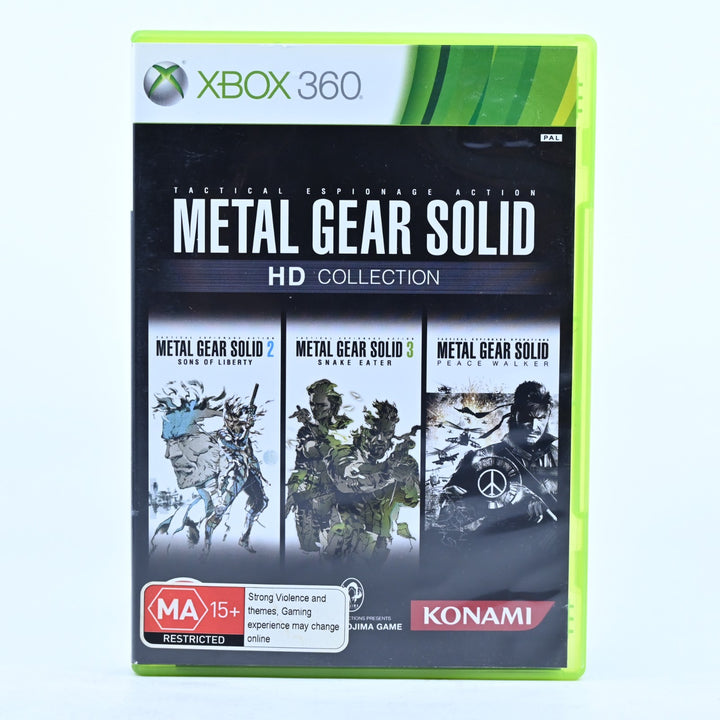 Metal Gear Solid HD Collection - Xbox 360 Game + Manual - PAL - MINT DISC!