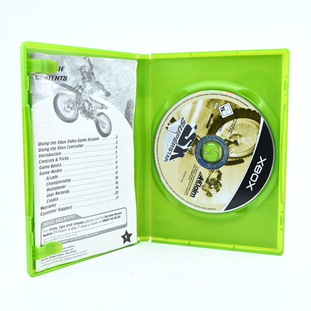 SX Superstar - Original Xbox Game + Manual - PAL - MINT DISC!