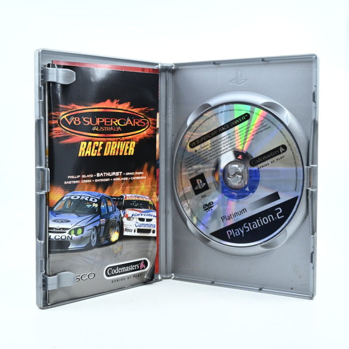 V8 Supercar Race Driver - Sony Playstation 2 / PS2 Game + Manual - MINT DISC!