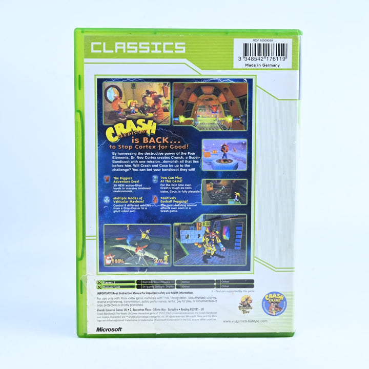Crash Bandicoot: The Wrath of Cortex - Original Xbox Game + Manual - MINT