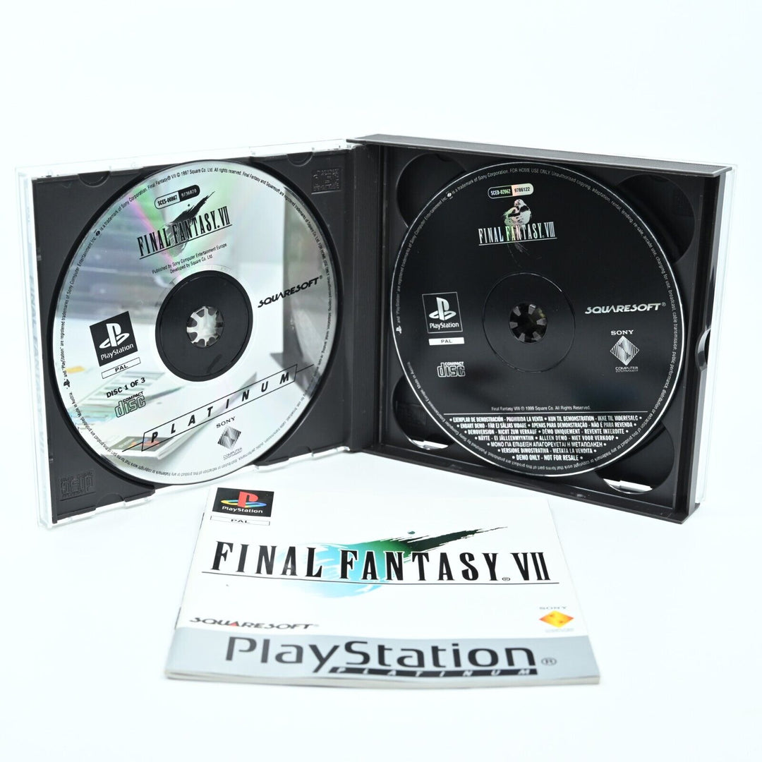 Final Fantasy VII - Sony Playstation 1 / PS1 Game - MINT DISCS!