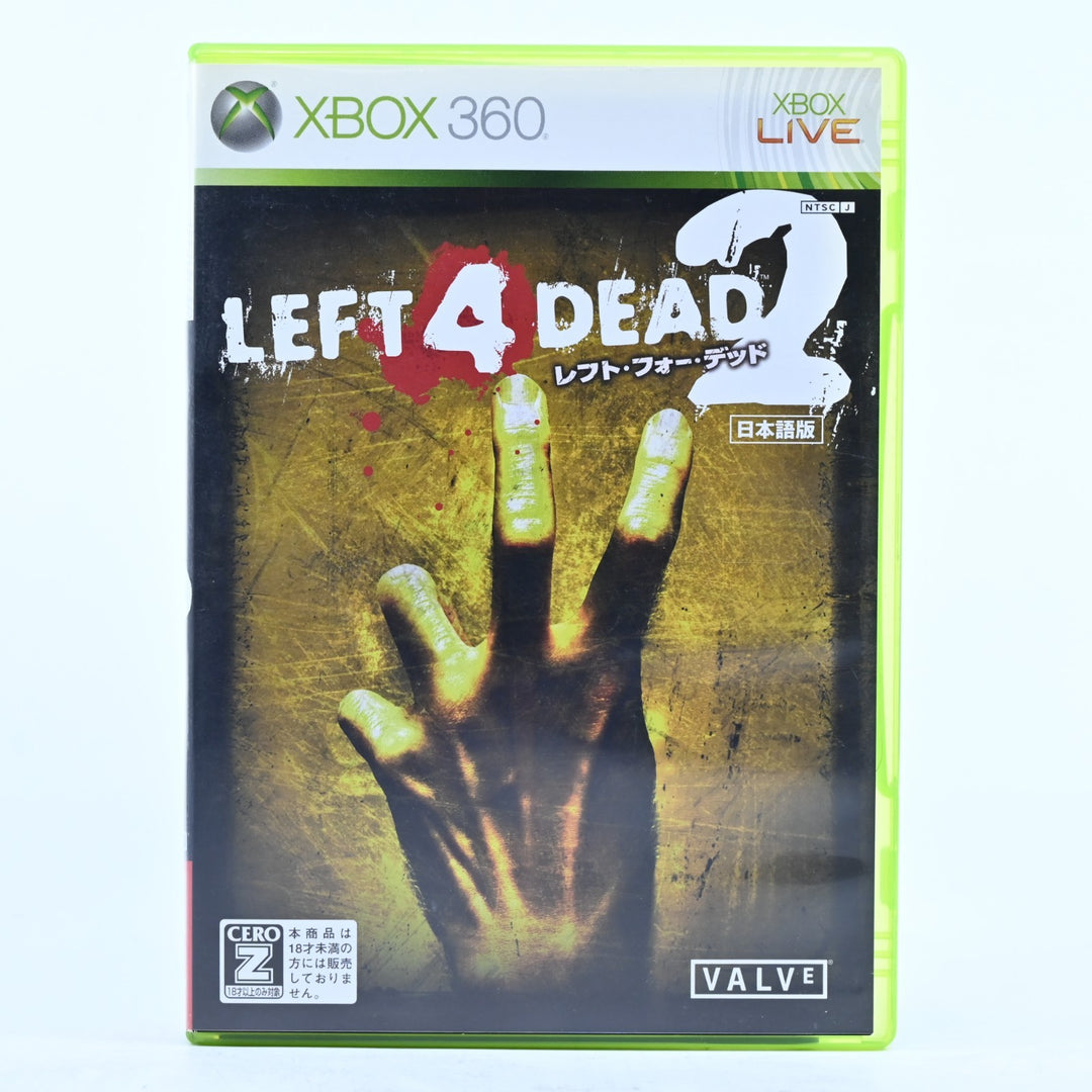 Left 4 Dead 2 - Xbox 360 Game + Manual - NTSC-J - MINT DISC!