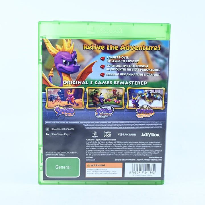 Spyro: Reignited Trilogy - Xbox One Game - PAL - FREE POST!