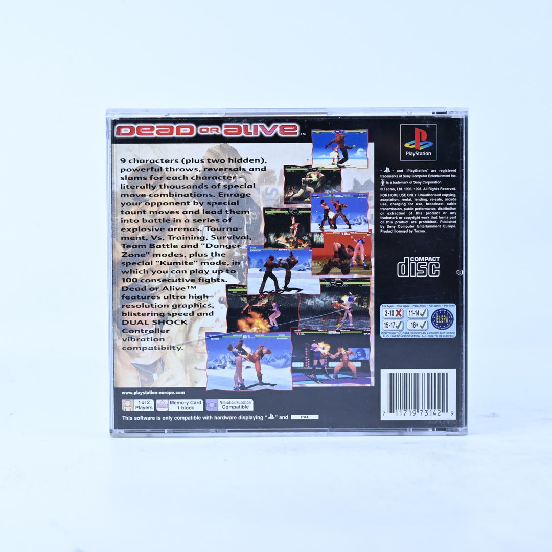 Dead or Alive - Sony Playstation 1 / PS1 Game + Manual - PAL - MINT DISC!