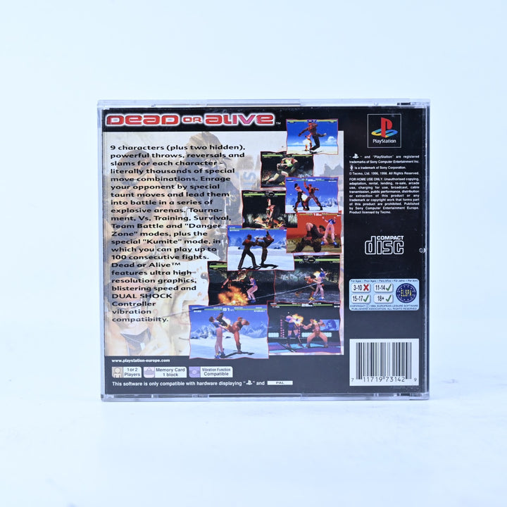 Dead or Alive - Sony Playstation 1 / PS1 Game + Manual - PAL - MINT DISC!