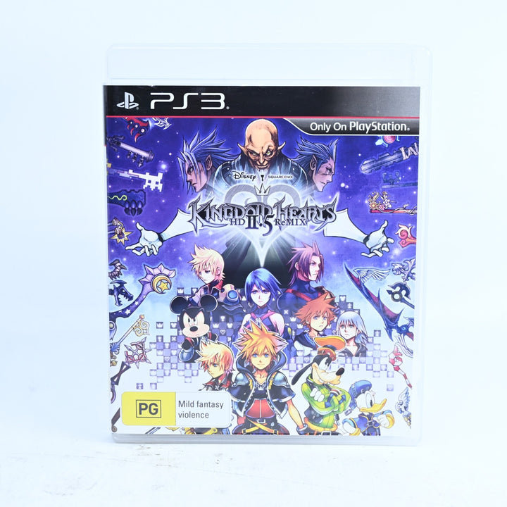 Kingdom Hearts HD 2.5 ReMIX - Sony Playstation 3 / PS3 Game + Manual