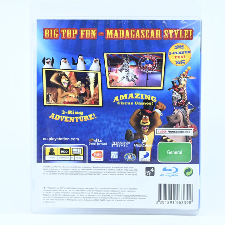 Madagascar 3 Europe's Most Wanted - Sony Playstation 3 / PS3 Game + Manual