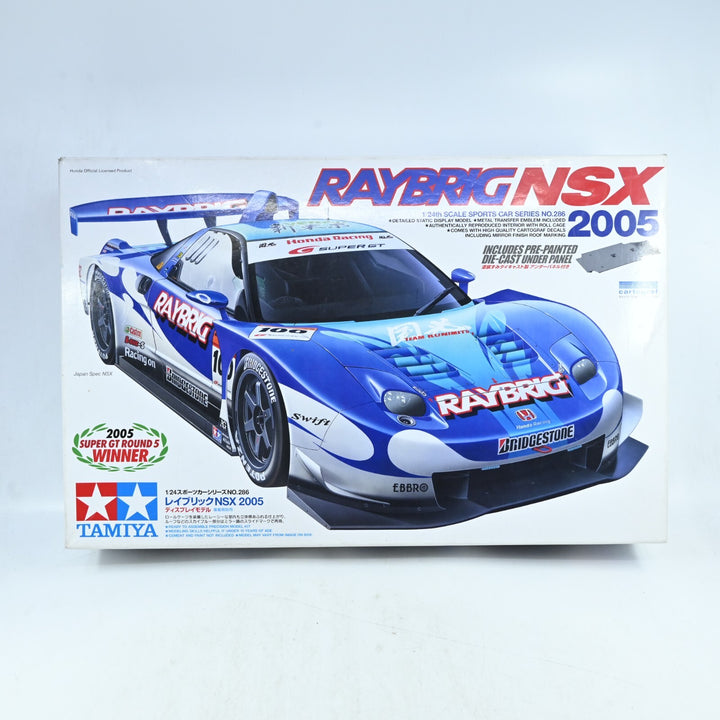 Tamiya 1/24 Scale Raybrig NSX 2005 Sports Car Series No.286 Model Kit - Toy