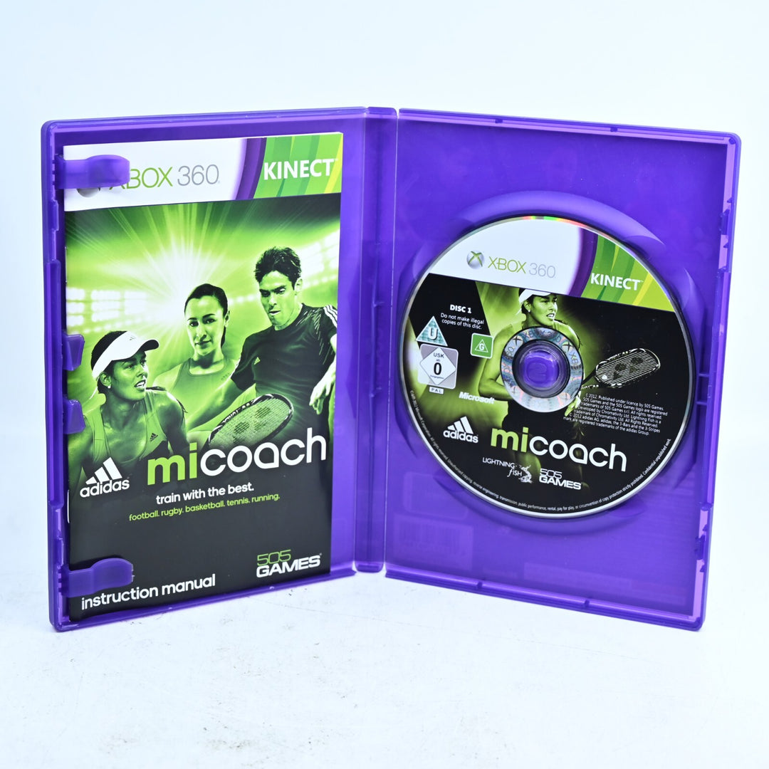 Adidas MiCoach - Xbox 360 Game + Manual - PAL