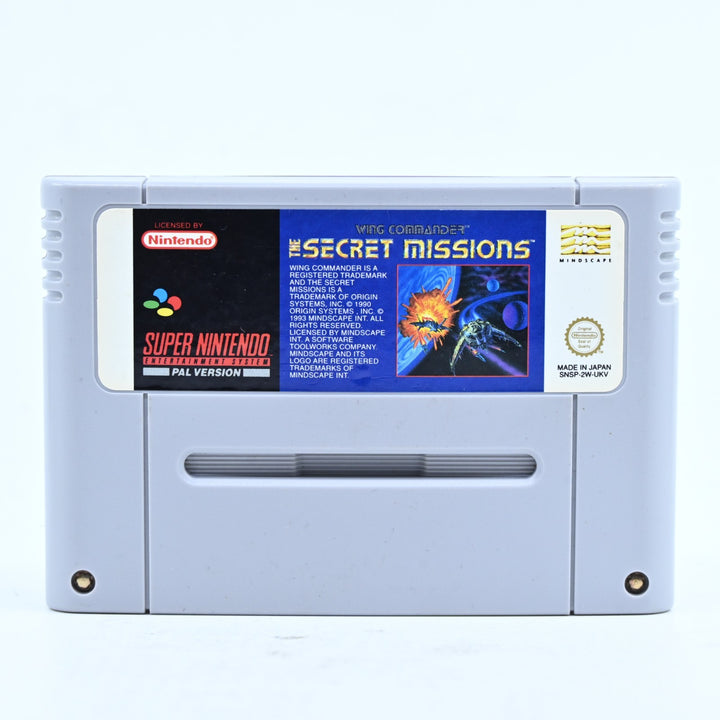 Wing Commander: The Secret Missions - Super Nintendo / SNES Game - PAL