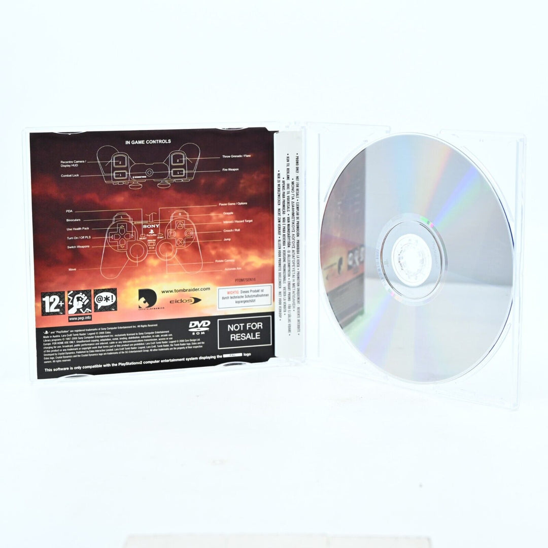 Lara Croft Tomb Raider Legend Promo Disk- Sony Playstation 2 / PS2 Game + Manual