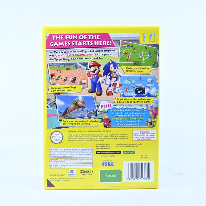 Mario &amp; Sonic at the London 2012 Olympic Games - Nintendo Wii Game - PAL