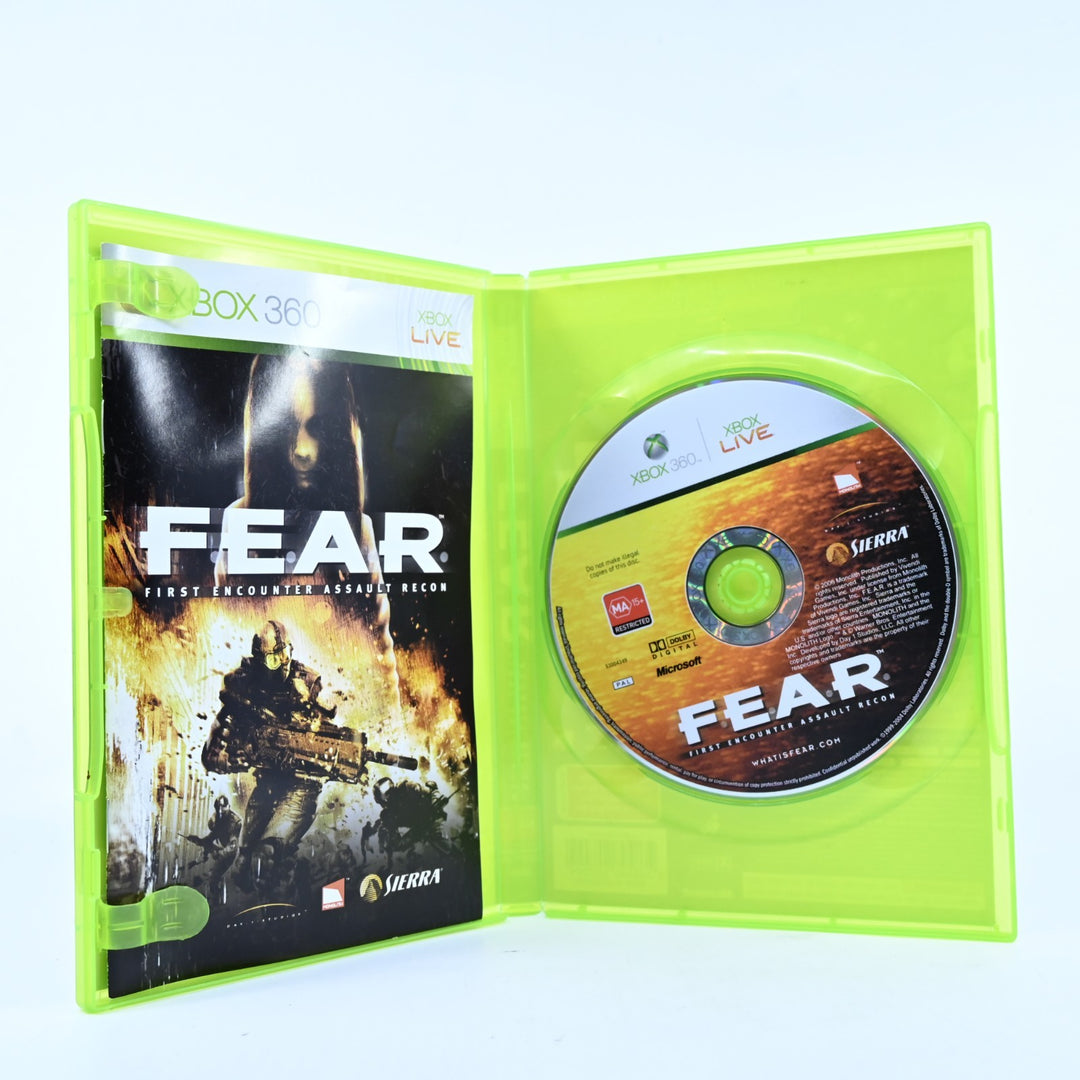 F.E.A.R. - Xbox 360 Game + Manual - PAL - MINT DISC! FEAR