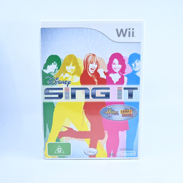 Disney Sing It - Nintendo Wii Game - PAL - MINT DISC!
