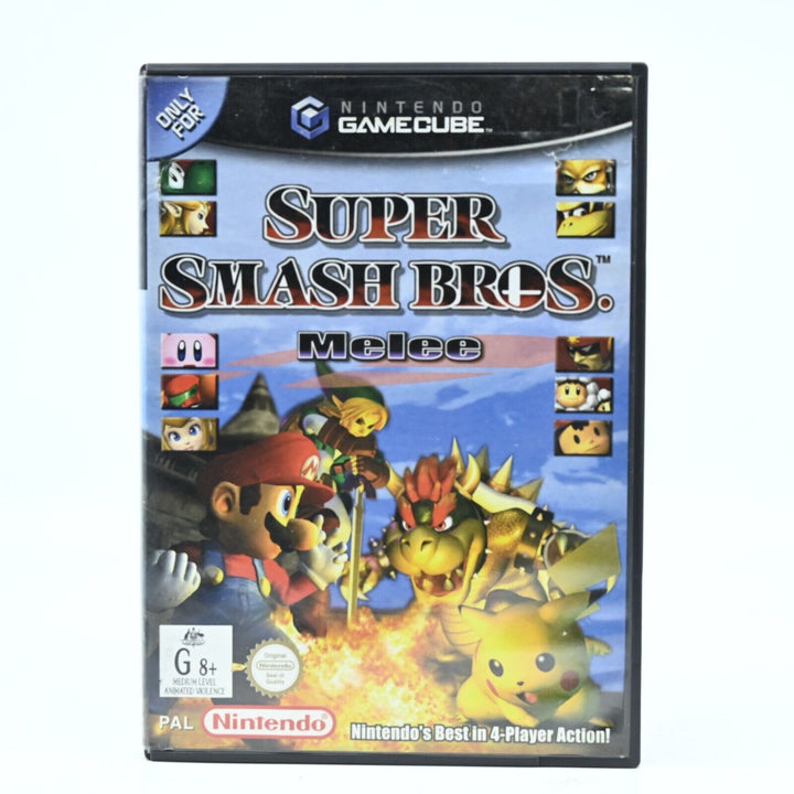 Super Smash Bros Melee - Nintendo Gamecube Game - PAL - FREE POST!