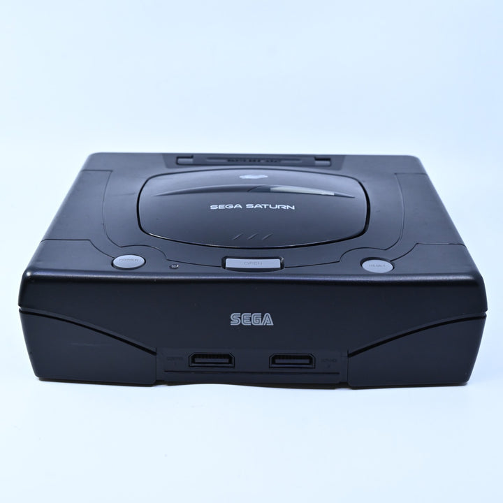 Black - Sega Saturn Console - PAL - Replaced CMOS Battery - FREE POST!