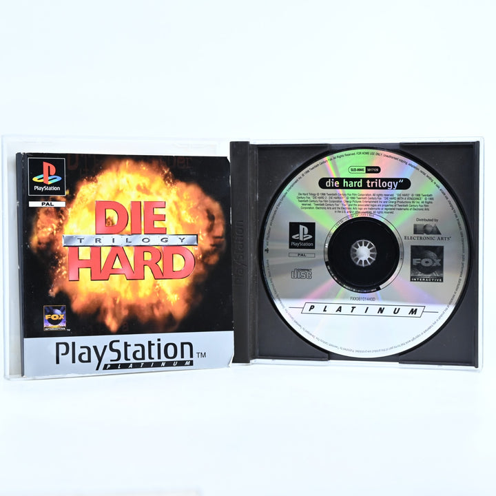 Die Hard Trilogy - Sony Playstation 1 / PS1 Game + Manual - PAL - MINT DISC!