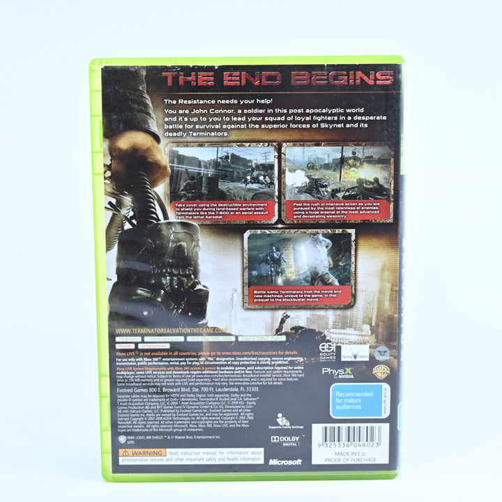 Terminator Salvation - Xbox 360 Game + Manual - PAL - MINT DISC!