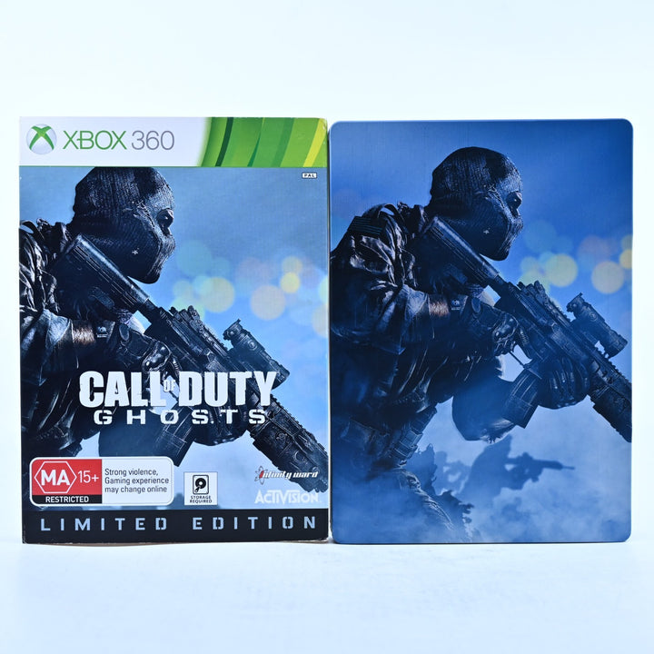 Call of Duty Ghosts Limited Edition - Xbox 360 Game + Manual + Steelbook - PAL