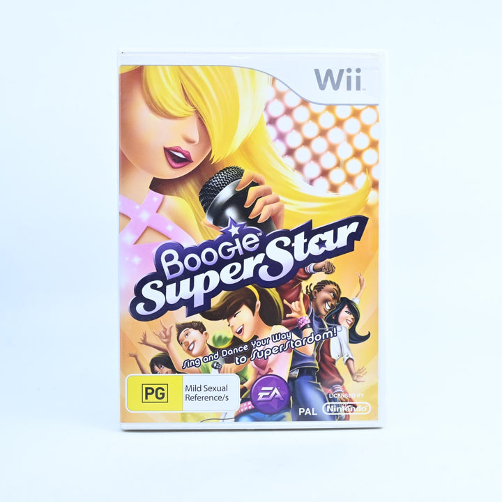 Boogie Super Star - Nintendo Wii Game + Manual - PAL - MINT DISC!