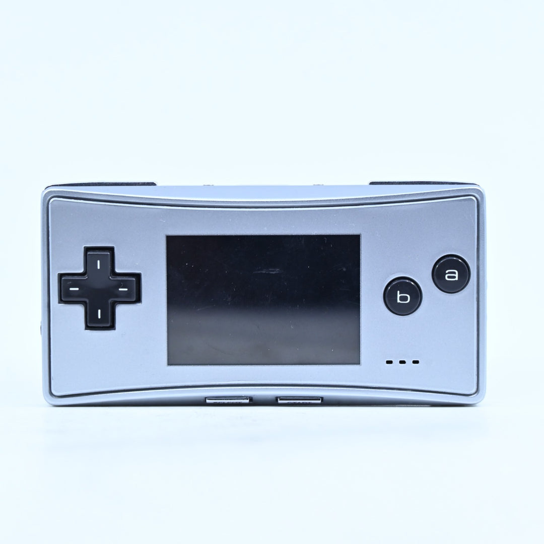 Silver - OXY-001 - Nintendo Gameboy Micro Console / GBA Console - PAL