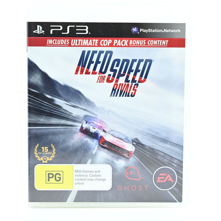 Need for Speed Rivals - Sony Playstation 3 / PS3 Game + Manual - MINT DISC!