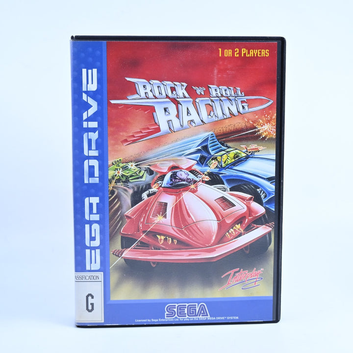 Rock N Roll Racing - Sega Mega Drive Game + Manual - PAL - FREE POST!