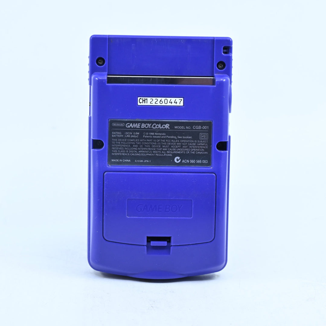 Grape Purple - Nintendo Gameboy Color Console - CGB-001 - FREE POST!