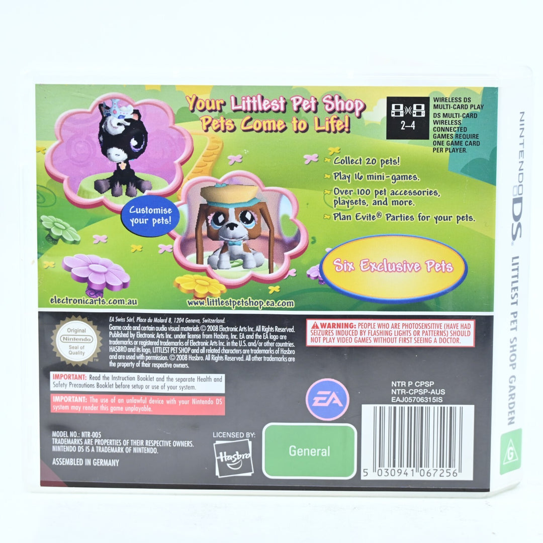 Littlest Pet Shop Garden - Nintendo DS Game - PAL + Manual - FREE POST!