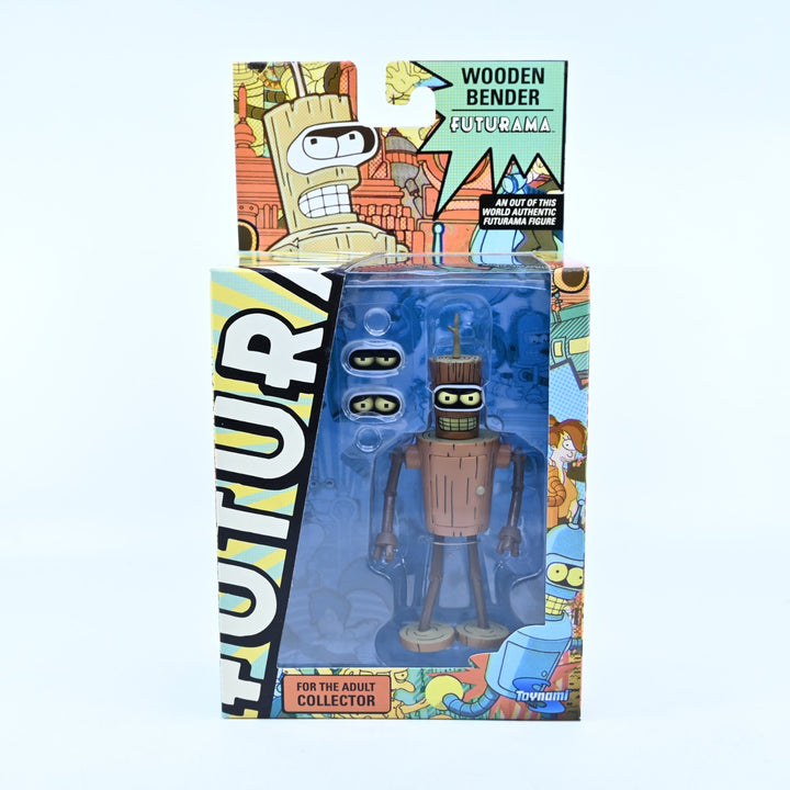 SEALED! Wooden Bender - Futurama - Toynami Figure 2010 - Toy