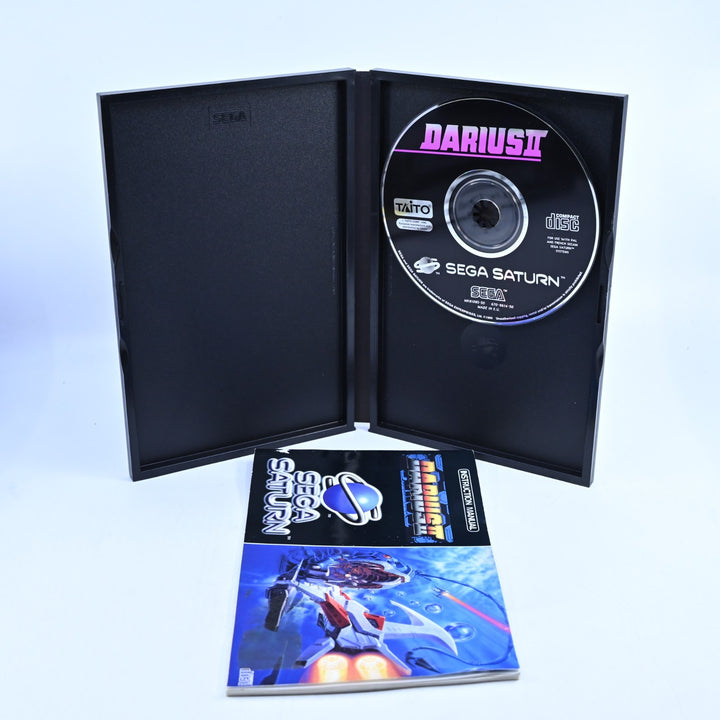 Darius II - Sega Saturn Game + Manual - PAL - MINT DISC!