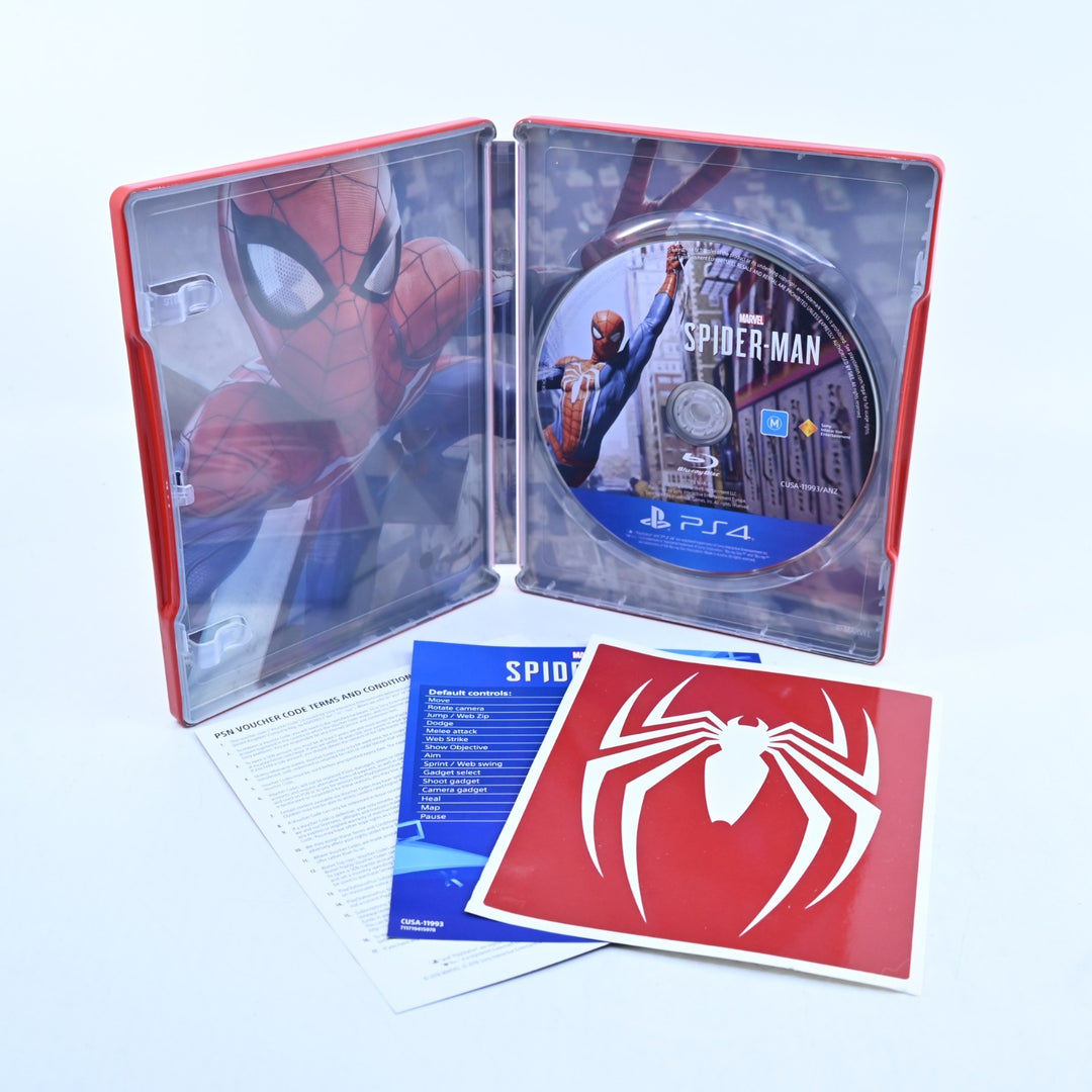 Marvel's Spider-Man Limited Edition - PS4 Game + Steelbook - CODE UNUSED!