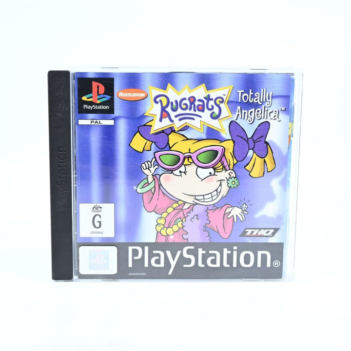 Rugrats: Totally Angela - Sony Playstation 1 / PS1 Game + Manual  - MINT DISC!