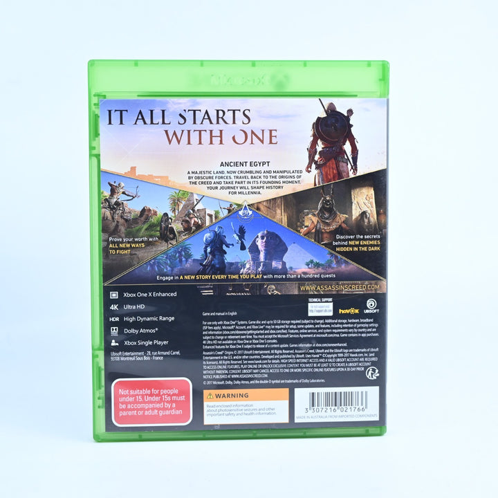 Assassin's Creed Origins - Xbox One Game - PAL - FREE POST!
